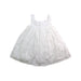 A White Sleeveless Dresses from Bout'Chou in size 6-12M for girl. (Front View)