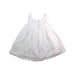 A White Sleeveless Dresses from Bout'Chou in size 6-12M for girl. (Back View)
