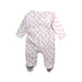 A White Onesies from Chateau de Sable in size 0-3M for neutral. (Back View)