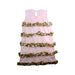 A Pink Sleeveless Dresses from Seed in size 7Y for girl. (Back View)