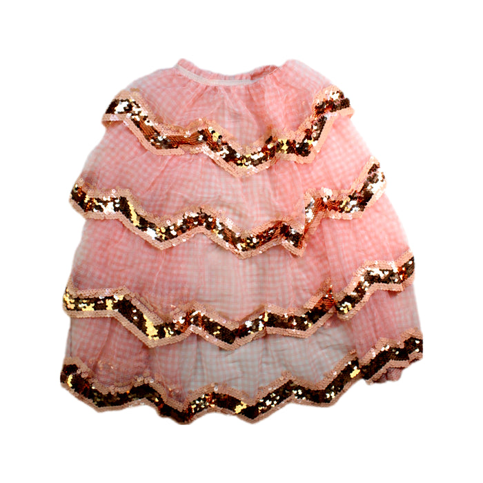 A Pink Capes & Ponchos from Seed in size 4T for girl. (Back View)