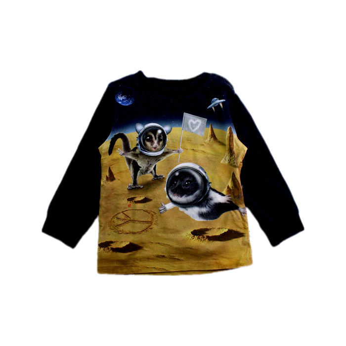 A Multicolour Long Sleeve Tops from Molo in size 12-18M for boy. (Front View)