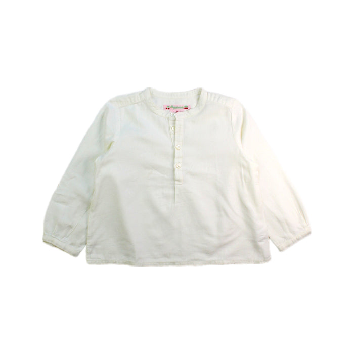 A White Long Sleeve Shirts from Bonpoint in size 2T for boy. (Front View)