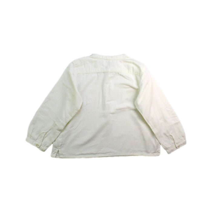 A White Long Sleeve Shirts from Bonpoint in size 2T for boy. (Back View)