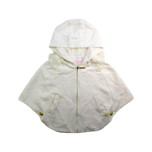 A White Capes & Ponchos from Nicholas & Bears in size 2T for girl. (Front View)