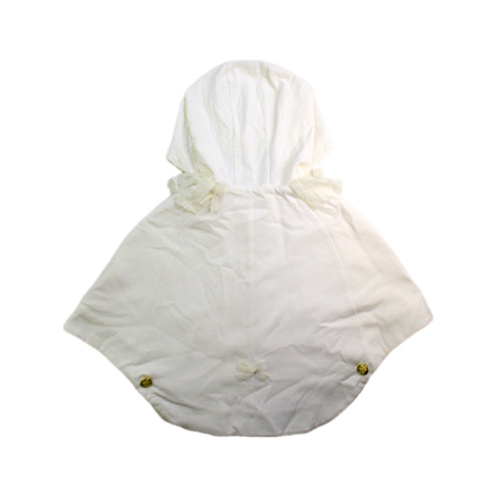A White Capes & Ponchos from Nicholas & Bears in size 2T for girl. (Back View)
