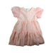 A Pink Short Sleeve Dresses from Seed in size 3T for girl. (Front View)