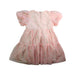 A Pink Short Sleeve Dresses from Seed in size 3T for girl. (Back View)