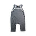 A Grey Long Overalls from Armani Baby in size 3-6M for neutral. (Front View)