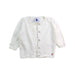 A Ivory Cardigans from Petit Bateau in size 0-3M for girl. (Front View)