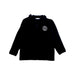A Black Buttoned Sweatshirts from Jacadi in size 3T for boy. (Front View)