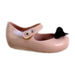 A Pink Flats from Mini Melissa in size 12-18M for girl. (Front View)
