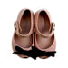 A Pink Flats from Mini Melissa in size 12-18M for girl. (Back View)