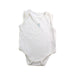 A White Sleeveless Bodysuits from Mothercare in size 3T for girl. (Front View)