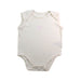 A Ivory Sleeveless Bodysuits from Mothercare in size 6-12M for girl. (Front View)