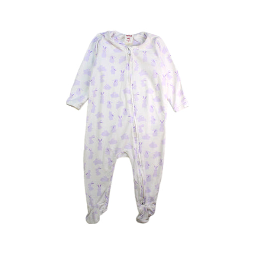 A White Onesies from Seed in size 3-6M for girl. (Front View)