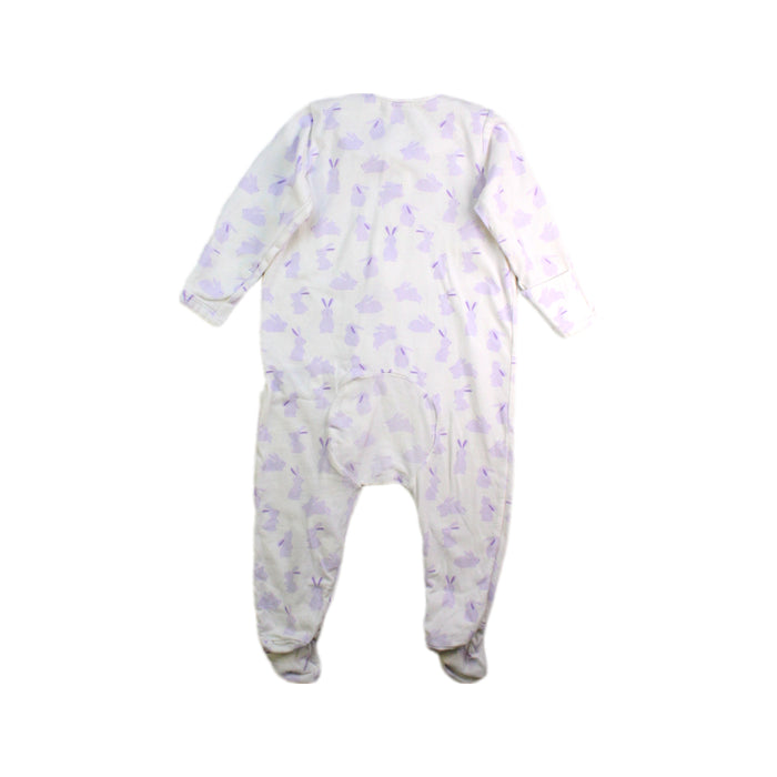 A White Onesies from Seed in size 3-6M for girl. (Back View)