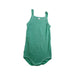 A Green Sleeveless Bodysuits from Petit Bateau in size 6-12M for girl. (Front View)