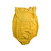 A Yellow Sleeveless Rompers from Seed in size 12-18M for girl. (Front View)