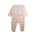 A Pink Long Sleeve Rompers from La Compagnie des Petits in size 6-12M for girl. (Front View)
