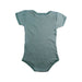A Green Short Sleeve Bodysuits from Petit Bateau in size 12-18M for girl. (Back View)