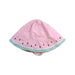 A Pink Sun Hats from Seed in size 12-18M for girl. (Front View)