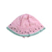 A Pink Sun Hats from Seed in size 12-18M for girl. (Back View)