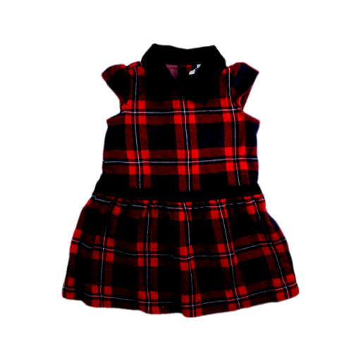 A Red Sleeveless Dresses from Janie & Jack in size 2T for girl. (Front View)