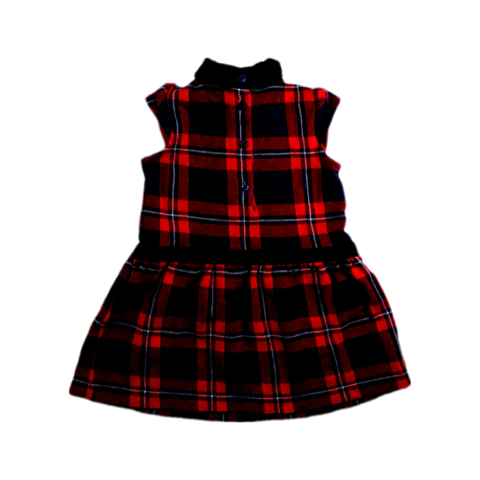 A Red Sleeveless Dresses from Janie & Jack in size 2T for girl. (Back View)