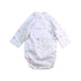 A White Long Sleeve Bodysuits from Cambrass in size 0-3M for girl. (Back View)