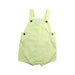 A Green Overall Shorts from Jacadi in size 0-3M for girl. (Front View)