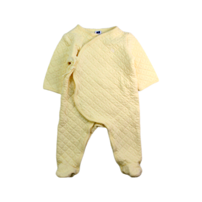 A Yellow Puffer/Quilted Coats & Outerwear from Janie & Jack in size 6-12M for neutral. (Front View)