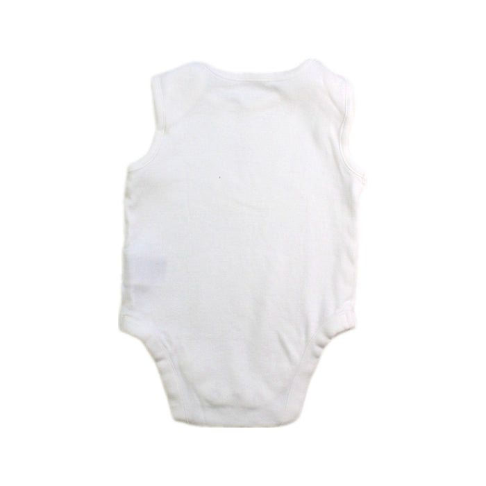 A White Sleeveless Bodysuits from Mothercare in size 3T for girl. (Back View)