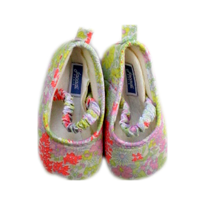A Pink Slip Ons from Jacadi in size Newborn for girl. (Back View)