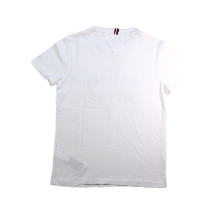 A White Short Sleeve T Shirts from Tommy Hilfiger in size 7Y for neutral. (Back View)