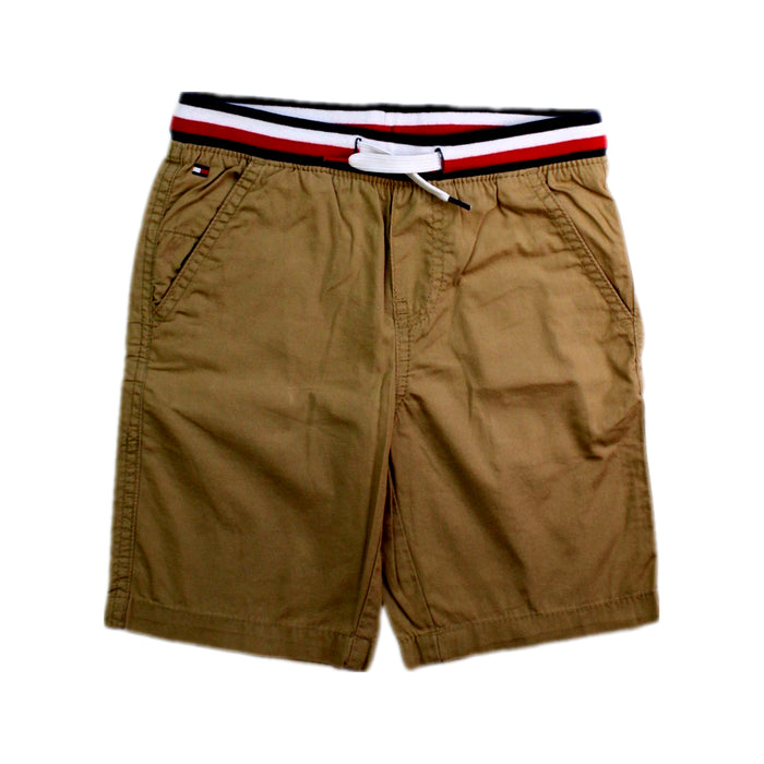 A Beige Shorts from Tommy Hilfiger in size 5T for boy. (Front View)