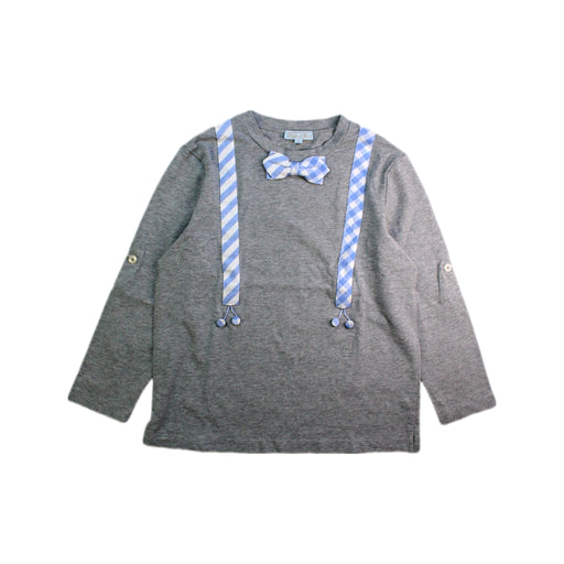 A Grey Long Sleeve Tops from Nicholas & Bears in size 6T for boy. (Front View)