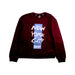 A Burgundy Crewneck Sweatshirts from DKNY in size 7Y for boy. (Front View)