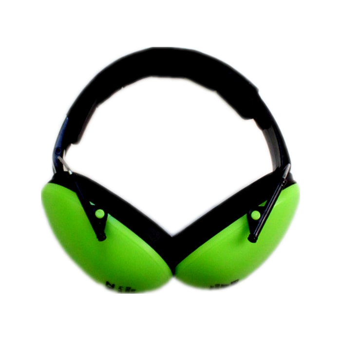 A Green Ear Muffs from Banz in size 2T for neutral. (Front View)