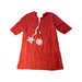 A Red Sweater Dresses from Knit Planet in size 5T for girl. (Back View)