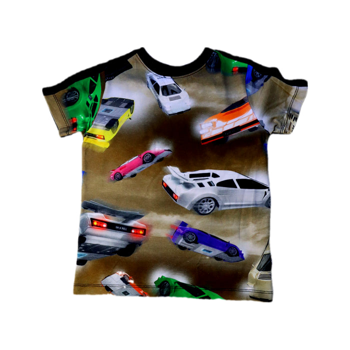 A Multicolour Short Sleeve T Shirts from Molo in size 4T for boy. (Front View)