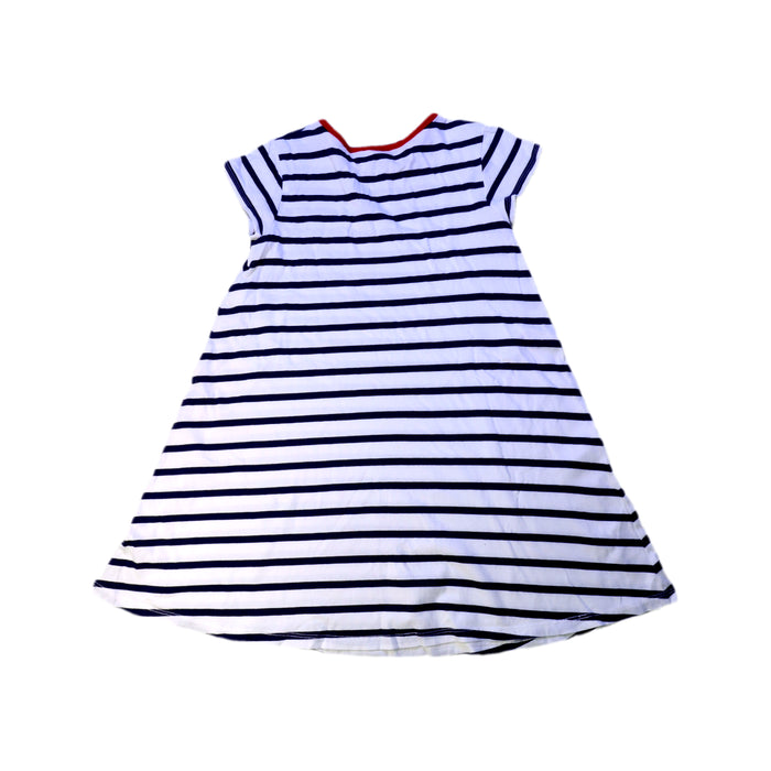A White Short Sleeve Dresses from Polo Ralph Lauren in size 7Y for girl. (Back View)
