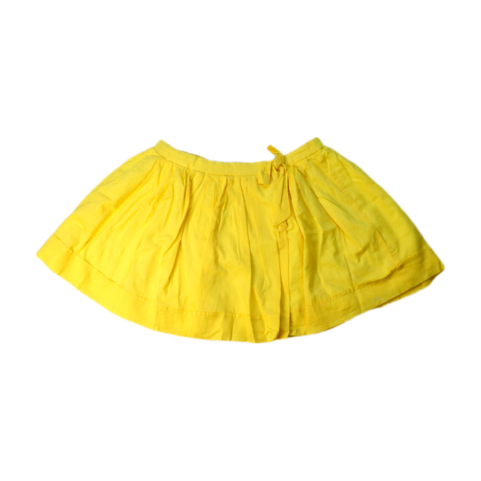 A Yellow Short Skirts from Jacadi in size 5T for girl. (Front View)