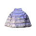 A Silver Puffer/Quilted Jackets from Bomboogie in size 6T for girl. (Back View)