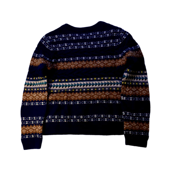 A Navy Knit Sweaters from Bonpoint in size 8Y for boy. (Back View)