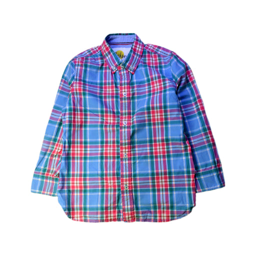 A Blue Long Sleeve Shirts from Boden in size 7Y for boy. (Front View)