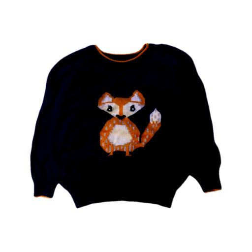 A Navy Knit Sweaters from Brora in size 7Y for boy. (Front View)