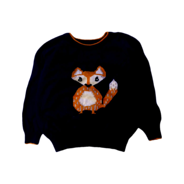 A Navy Knit Sweaters from Brora in size 7Y for boy. (Front View)