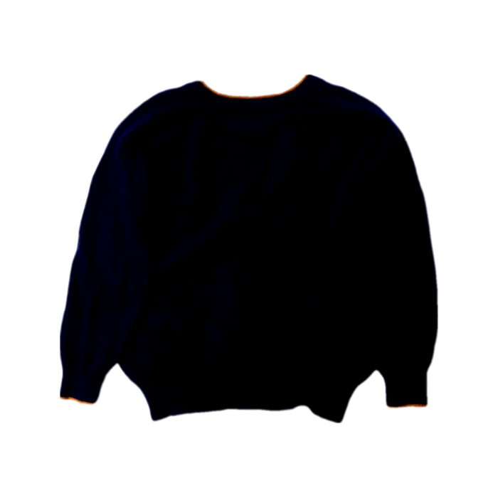 A Navy Knit Sweaters from Brora in size 7Y for boy. (Back View)