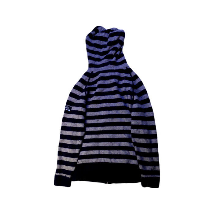 A Black Hooded Sweatshirts from Jacadi in size 10Y for boy. (Back View)